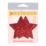 Pastease Premium Glitter Star - Red O/S