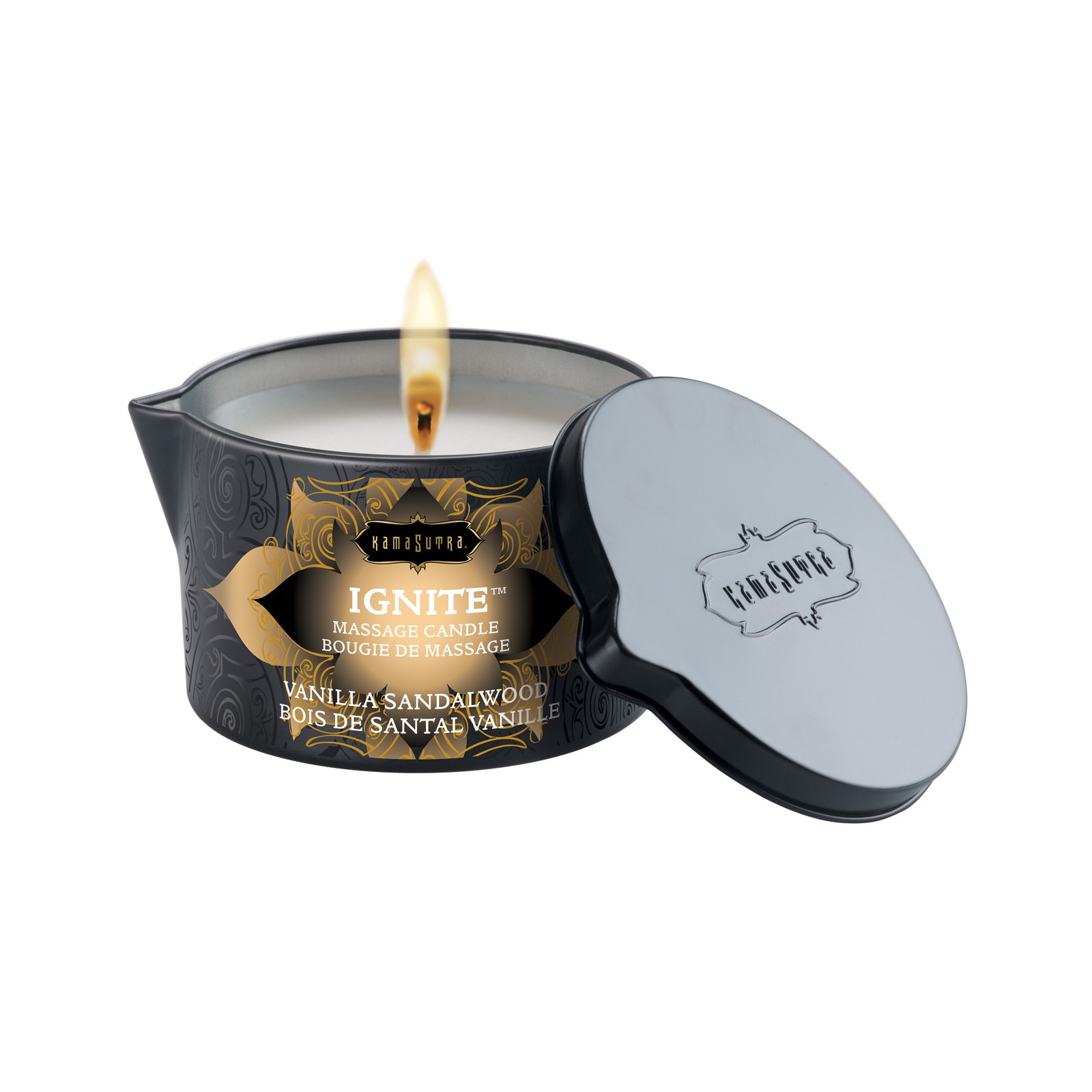 Kama Sutra Ignite Vanilla Sandalwood Massage Candle