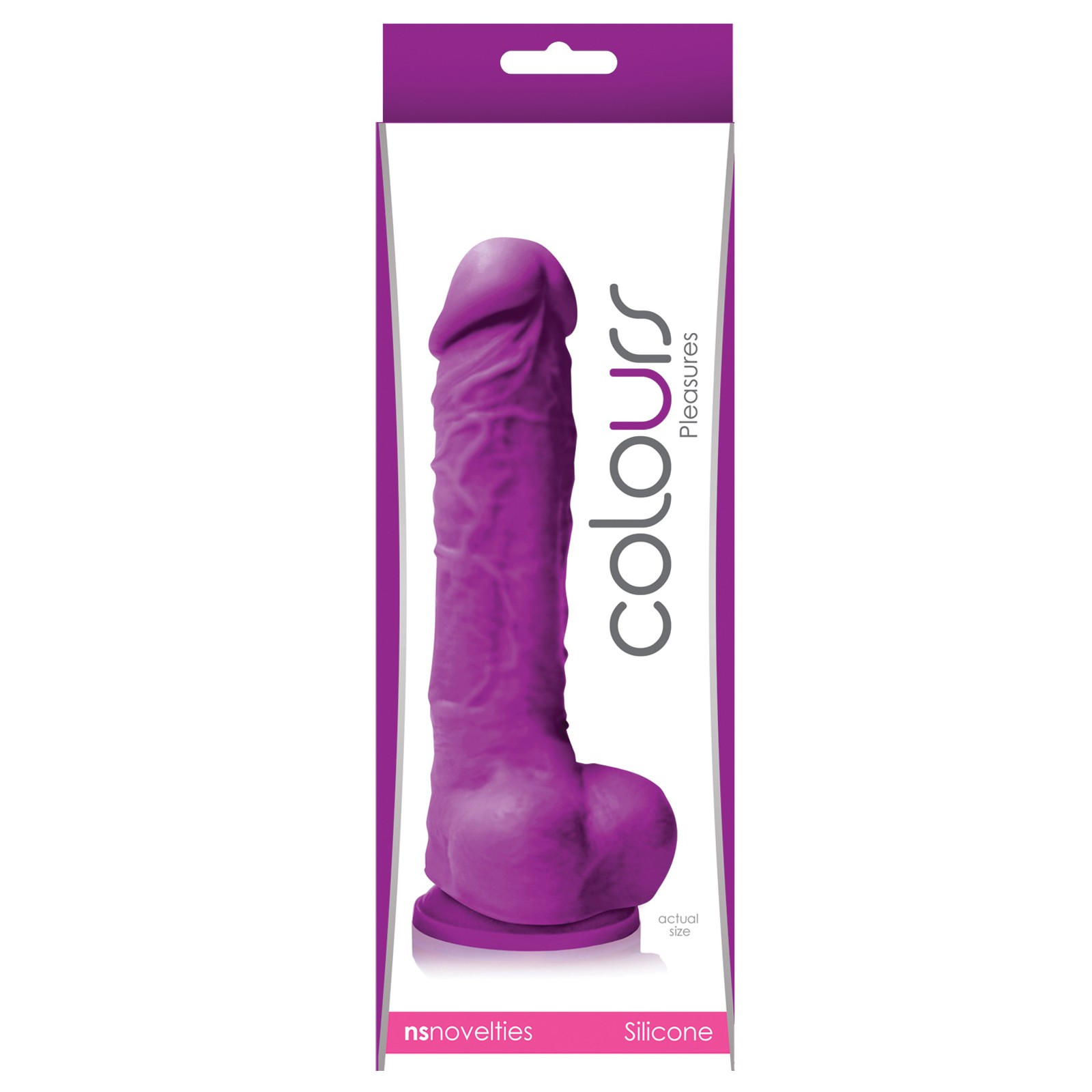 Dildo Purple de 5 Pulgadas con Ventosa Colours Pleasures