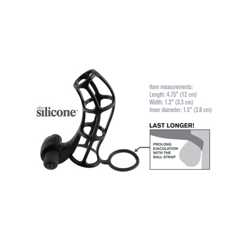 Fantasy X-tensions Deluxe Silicone Power Cage Black