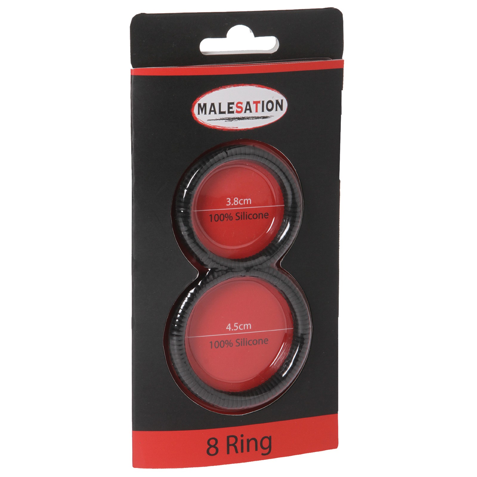 Anillo para el Pene MALESATION Figura 8 - Negro