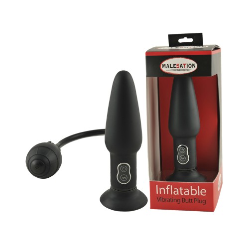 MALESATION Plug Anal Inflable y Vibrador