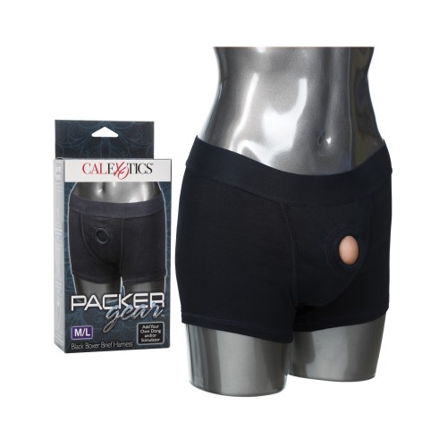 Arnés Boxer Packer Gear M/L Negro Comodidad y Estilo