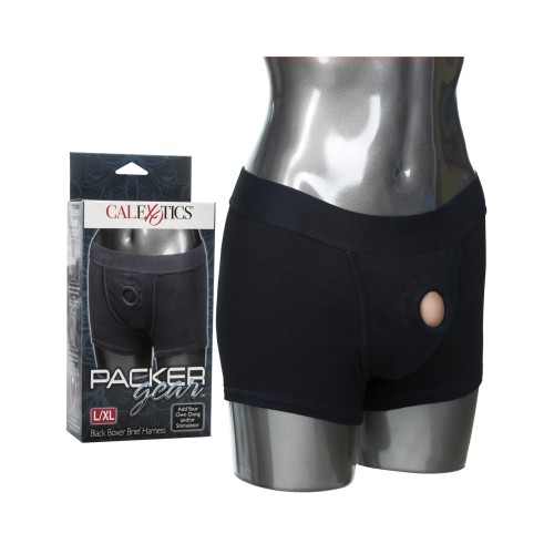 Packer Gear Boxer Harness L/XL Negro - Comodidad Suprema