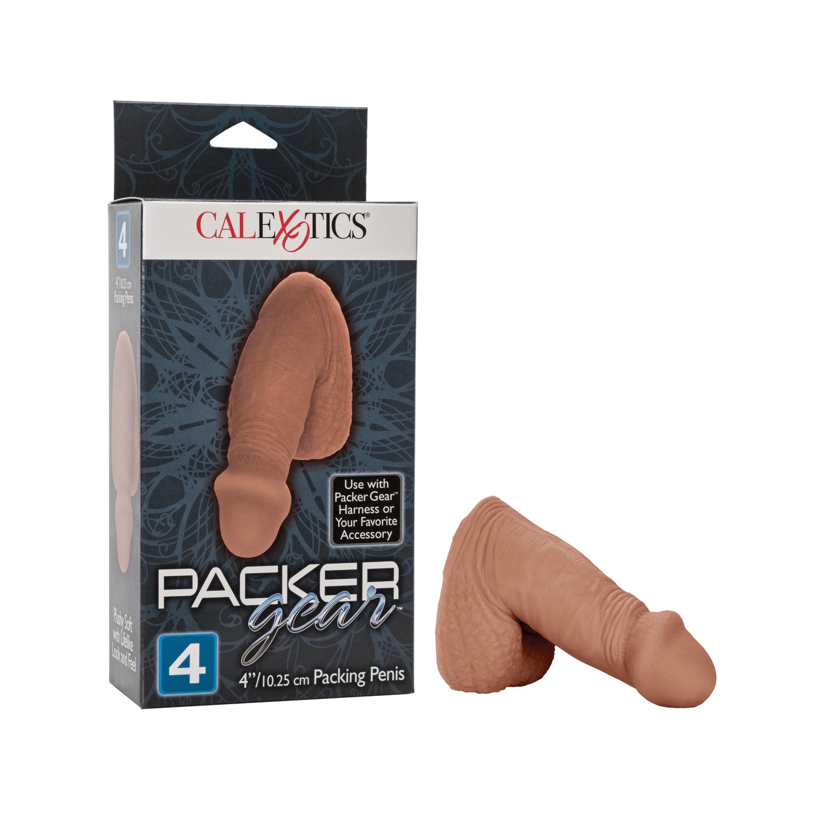 Packer Gear Packing Penis 4 Inch Brown