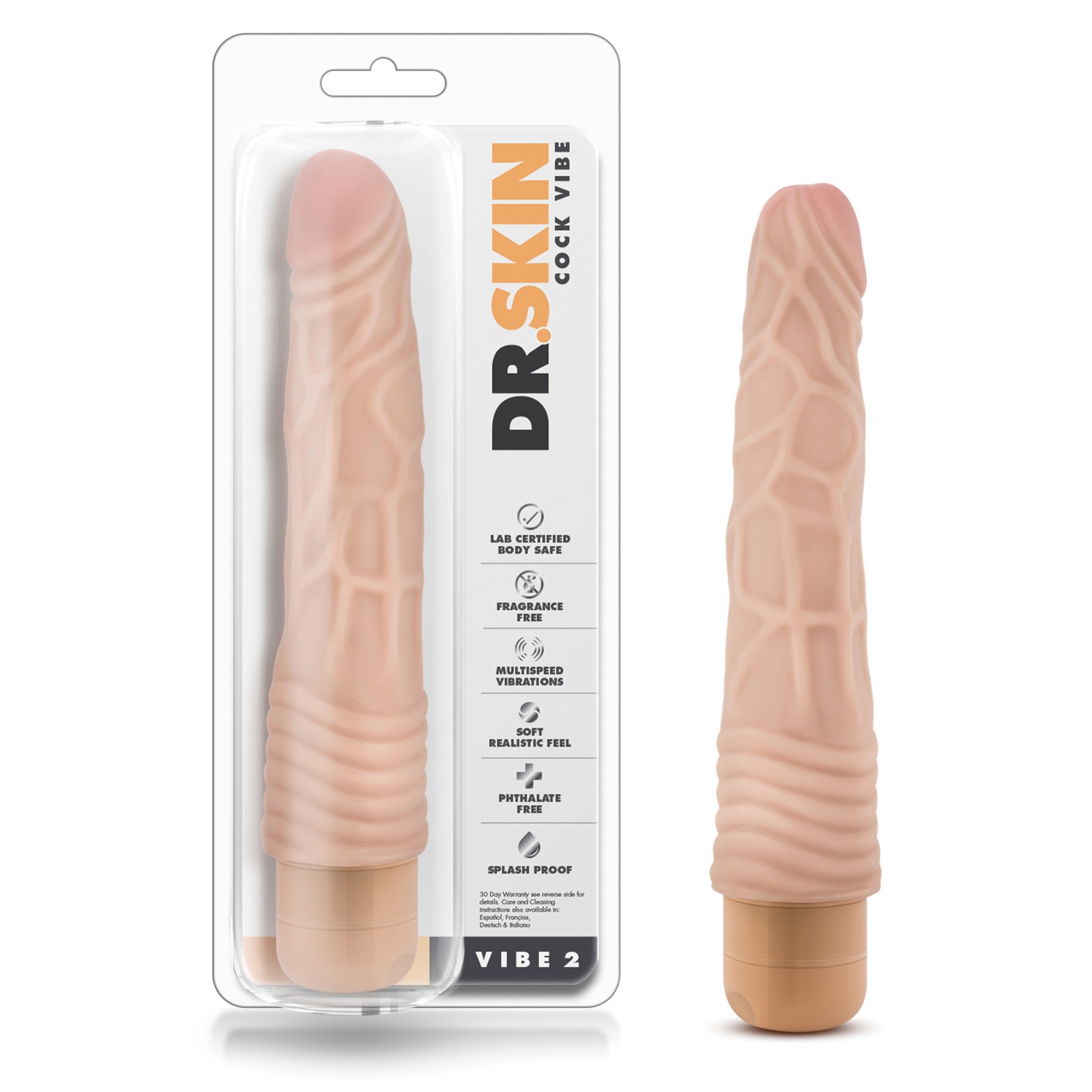 Blush Dr. Skin Vibe #2 - Vibrador Realista