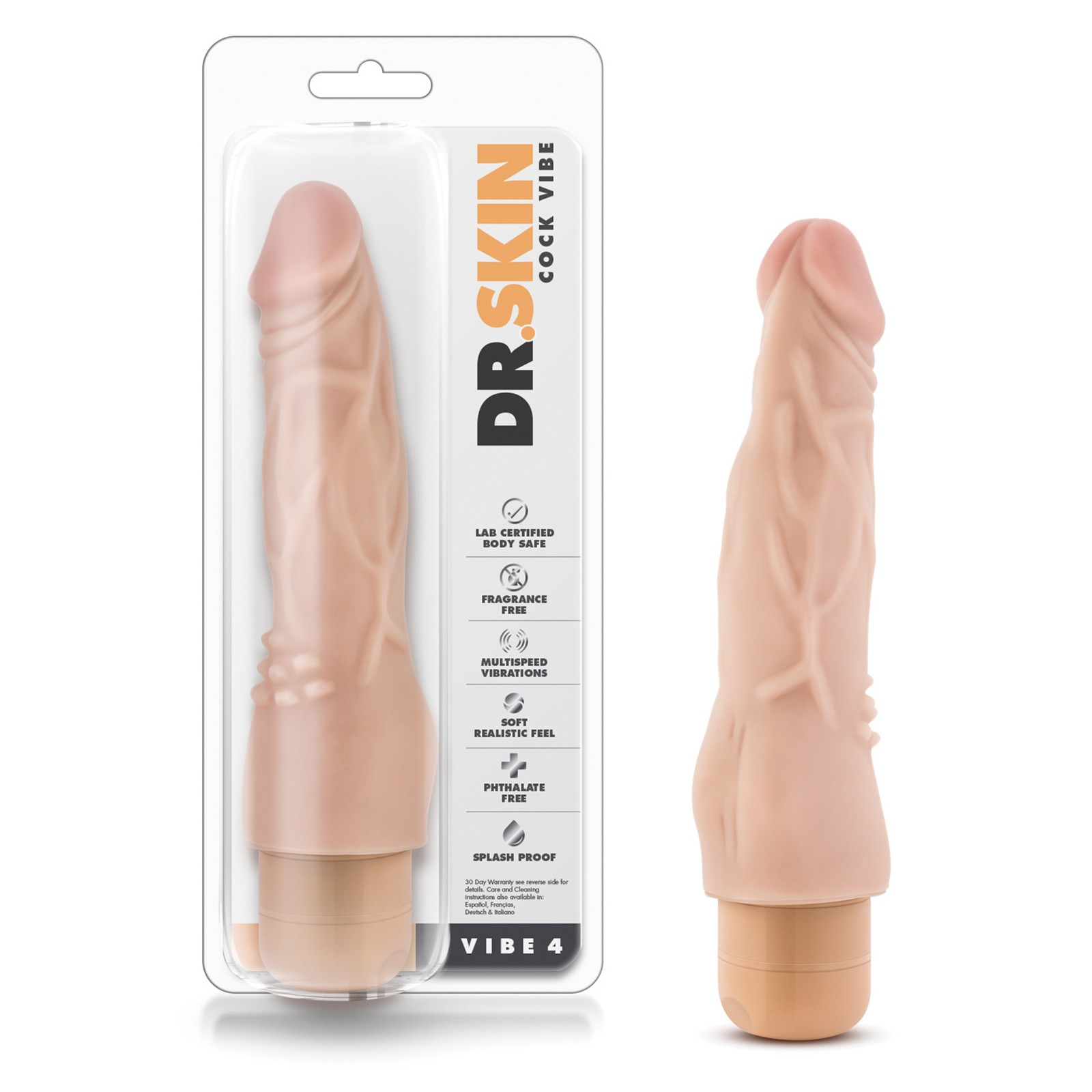 Vibrador Dr Skin Vibe #4 Beige