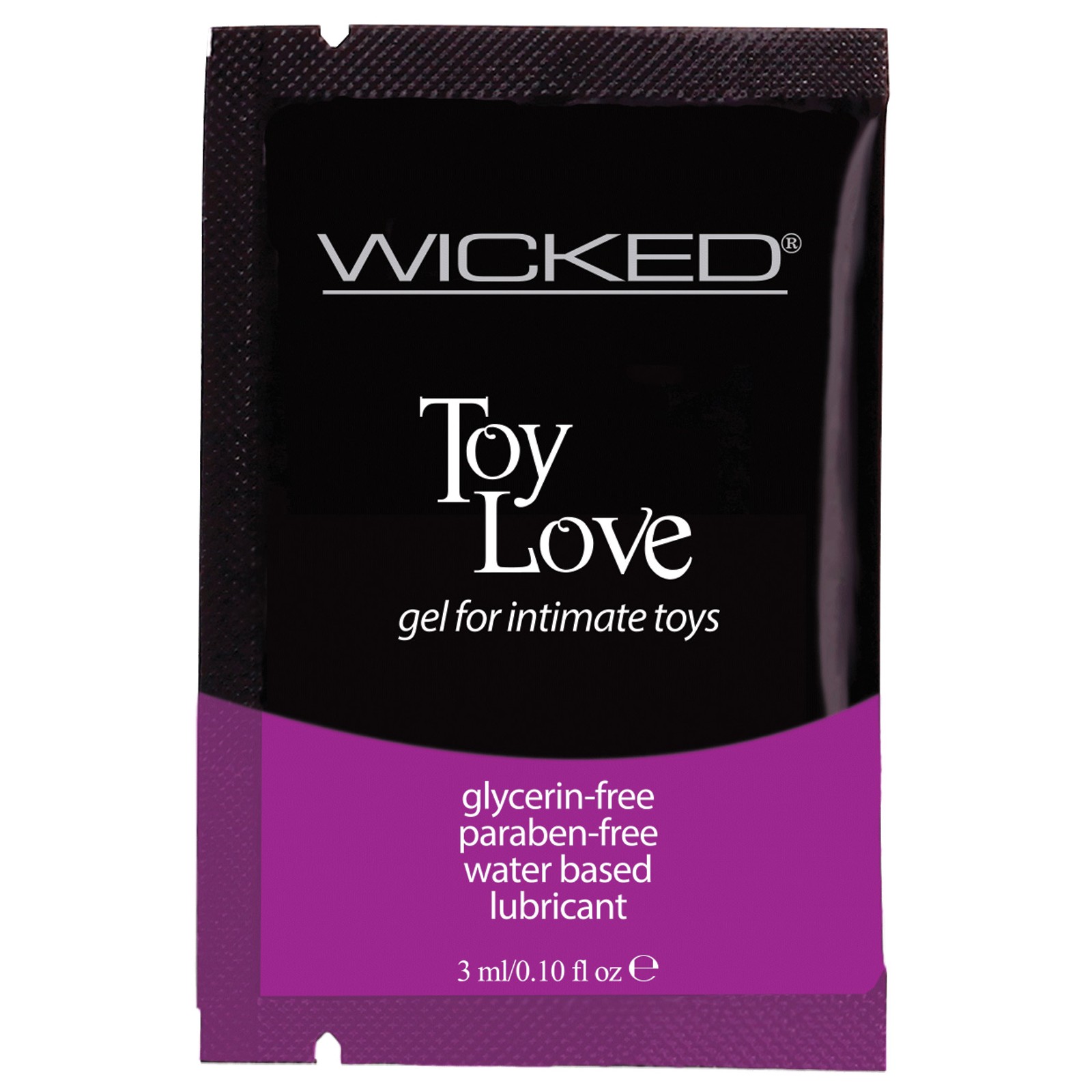 Wicked Sensual Care Toy Love Water Based Lubricant 0.1 oz