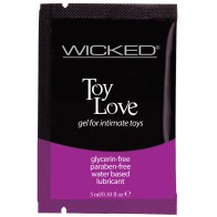 Wicked Sensual Care Toy Love Water Based Lubricant 0.1 oz