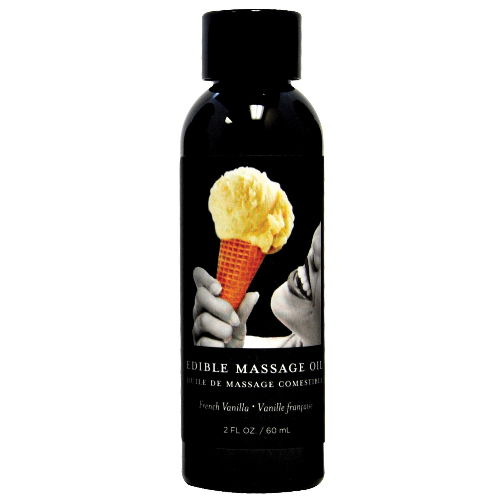 Earthly Body Edible Massage Oil 2 oz French Vanilla