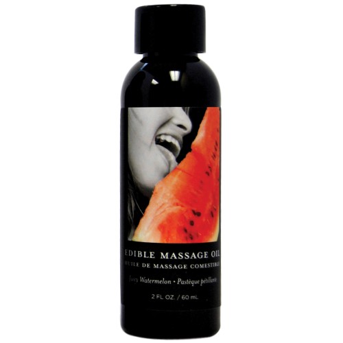 Earthly Body Edible Massage Oil - Watermelon