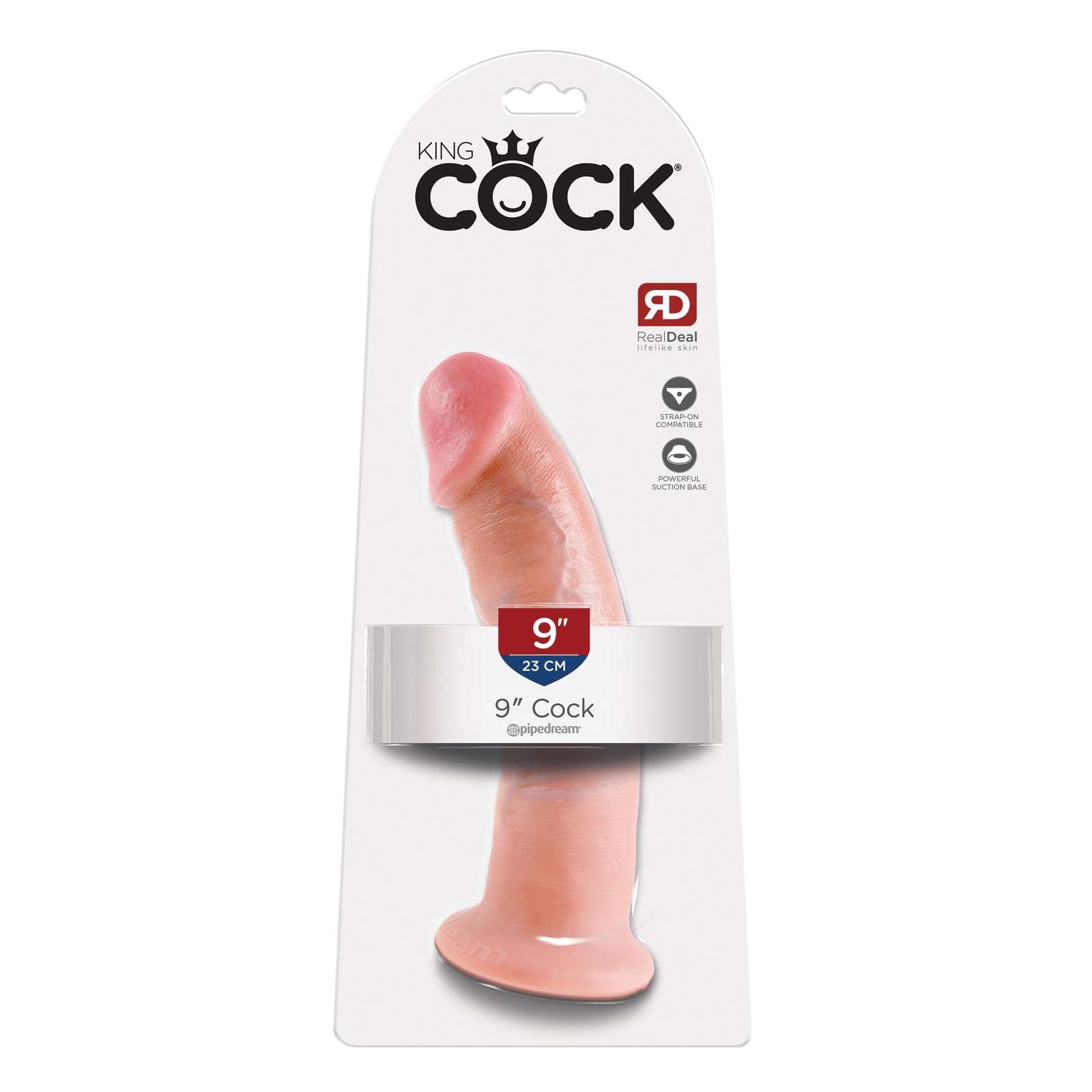 Dildo Realista King Cock 9" Flesh