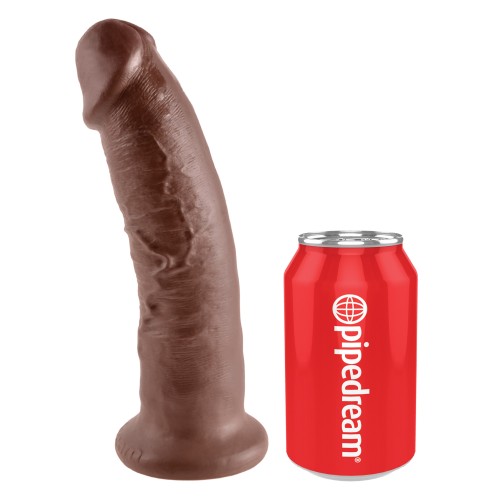 Rey Cock 9 Pulgadas Dildo Marrón