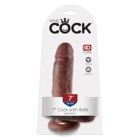 Dildo Realista King Cock de 7 Pulgadas