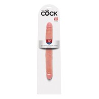 King Cock 12" Slim Double Dildo