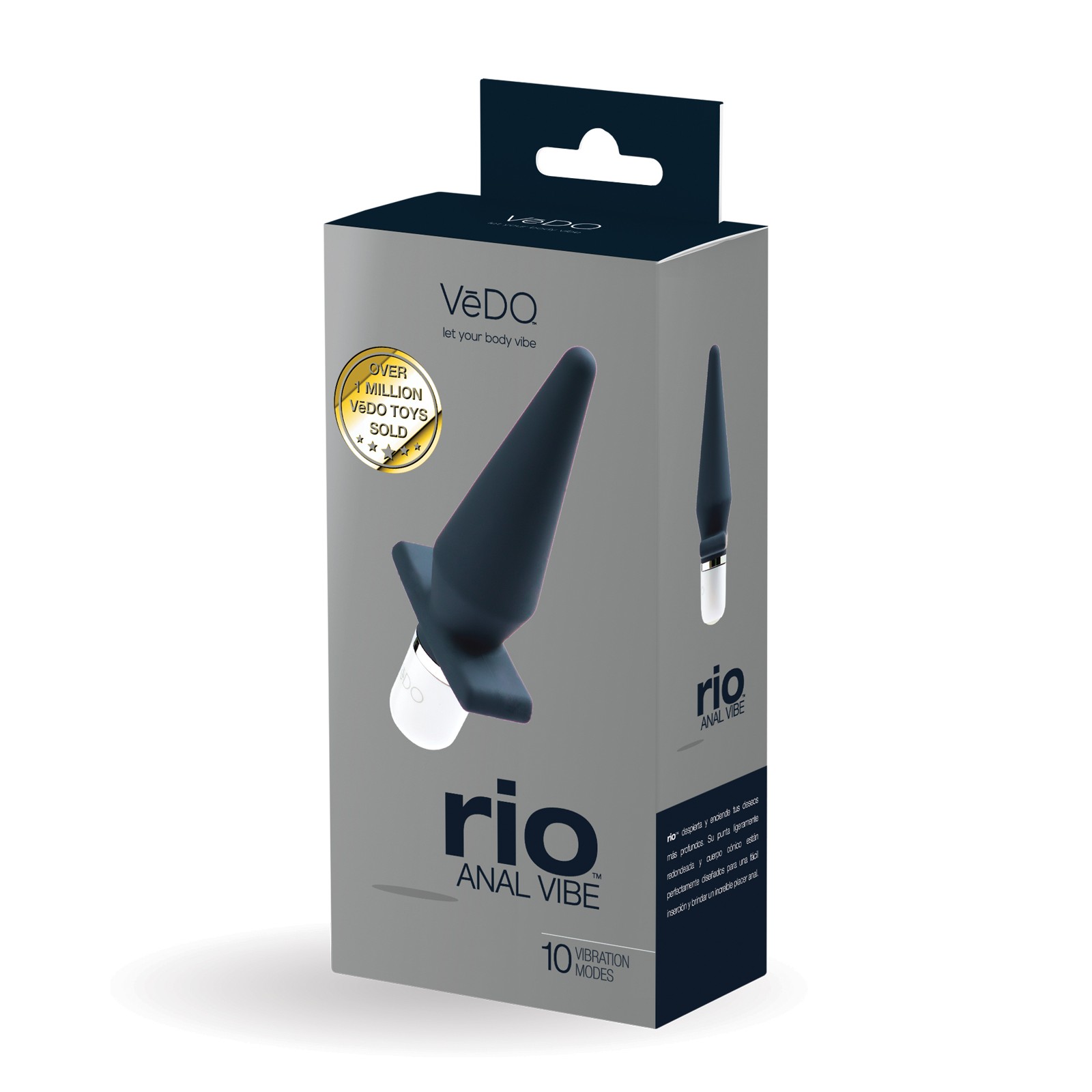 VeDO Rio Vibrador Anal - Negro