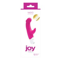 VeDO Joy Mini Vibe Rosa Caliente para Doble Estimulación