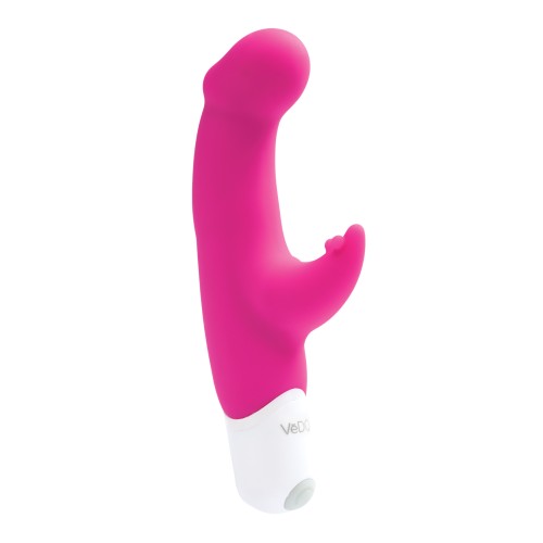 VeDO Joy Mini Vibe Rosa Caliente para Doble Estimulación