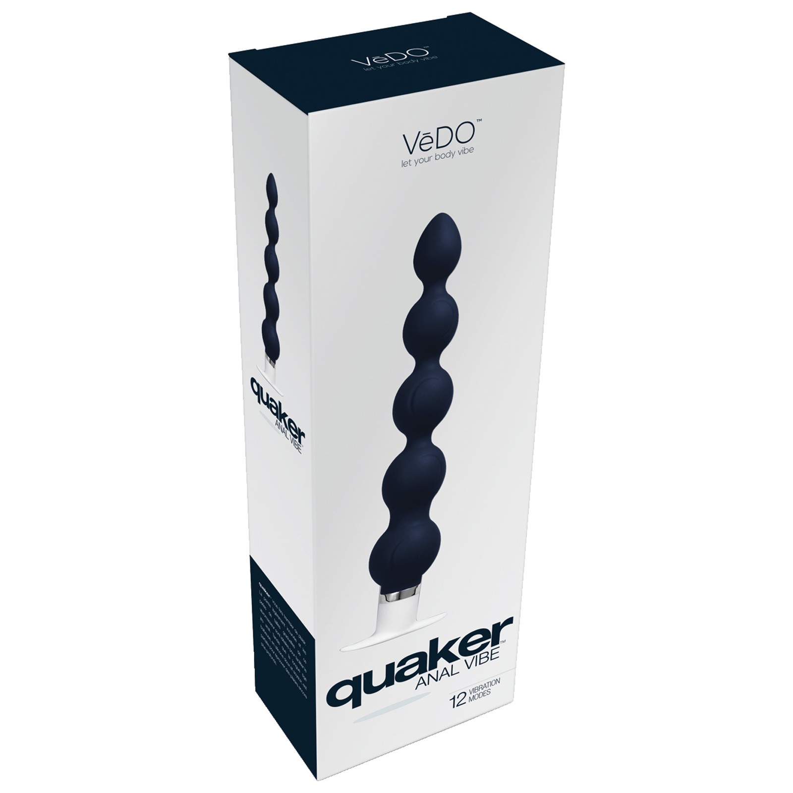 VeDO Quaker Anal Vibe - Just Black