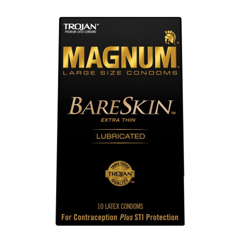 Condones Trojan Magnum Bareskin Caja de 10