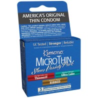 Kimono Micro Thin Variety Pack - Comfort & Reliability