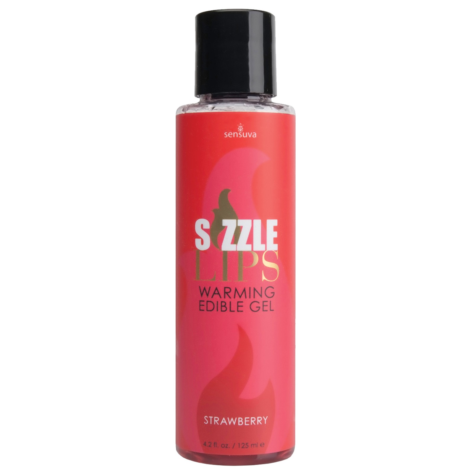 Gel Calentador Sizzle Lips - Botella de 4.2 oz Fresa