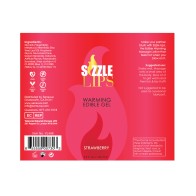 Gel Calentador Sizzle Lips - Botella de 4.2 oz Fresa