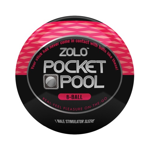 Estimulación Masculina ZOLO Pocket Pool 8 Ball