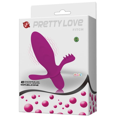 Pretty Love Fitch Anal Vibrator - Fuchsia