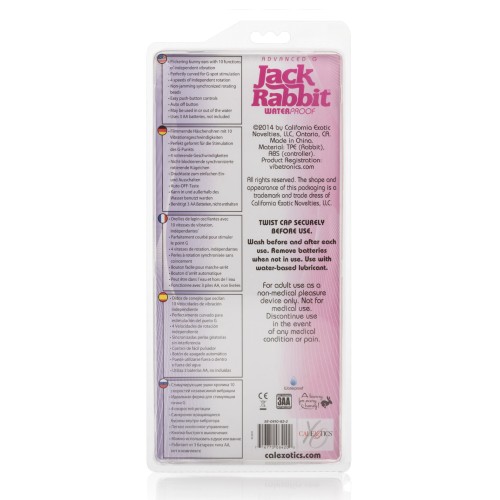 Vibrador Jack Rabbit Advanced G Rosa