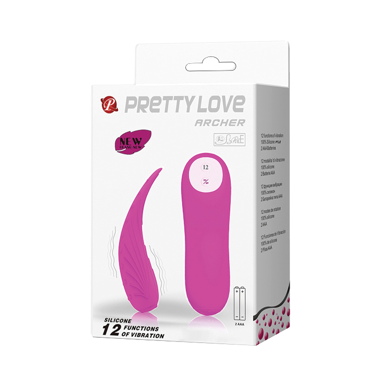 Pretty Love Archer Vibrator Fuchsia