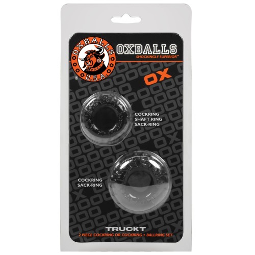 Anillo de Cock y Testículos Oxballs TruckT Negro 2-Pack