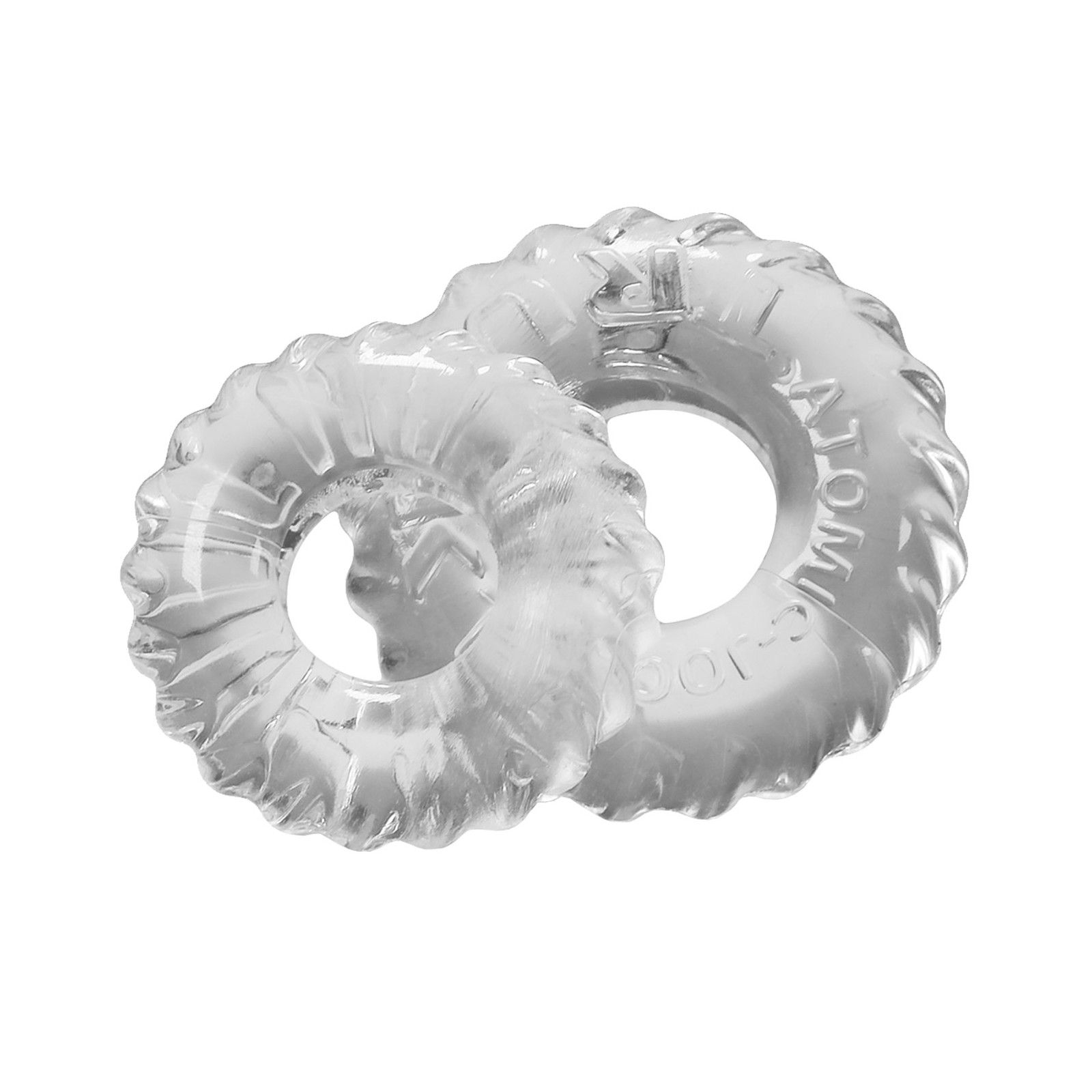 Oxballs TruckT Cock & Ball Rings - Clear (Pack of 2)