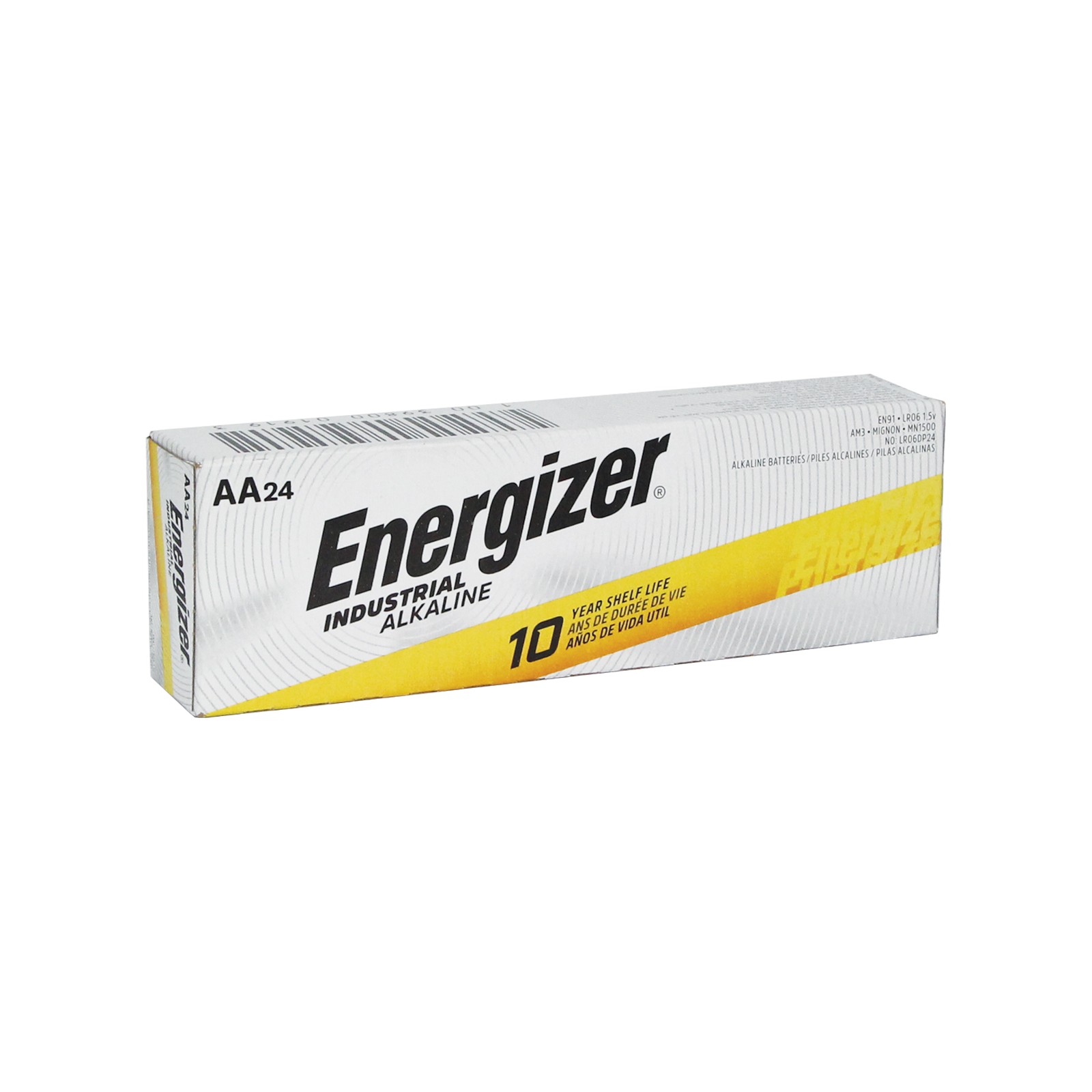 Energizer AA Industrial Alkaline Battery Box of 24