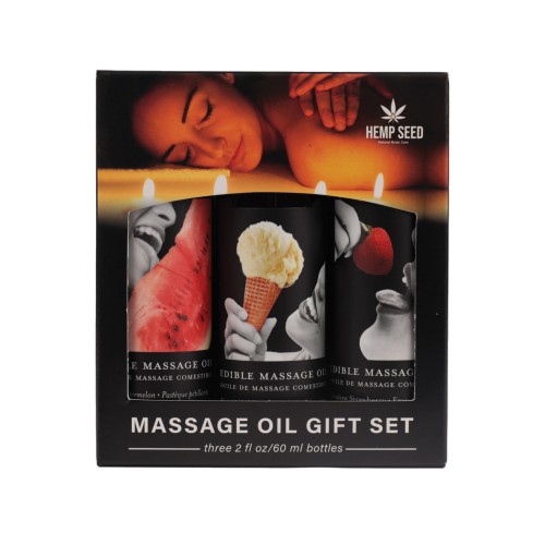 Edible Massage Oil Gift Set