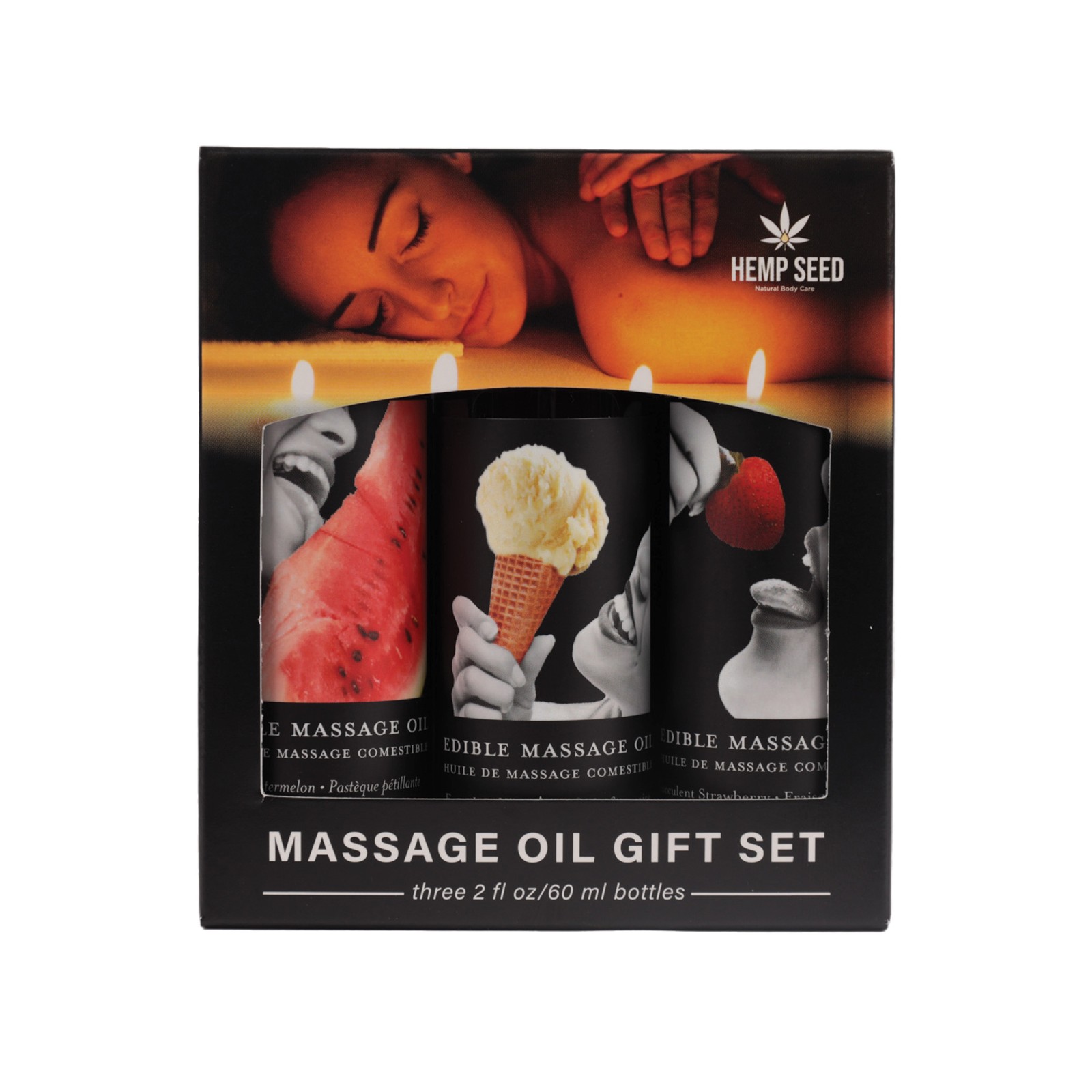 Edible Massage Oil Gift Set