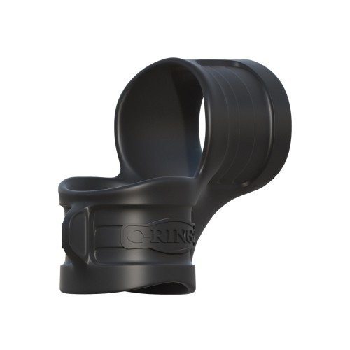 Mr. Big Cock Ring & Ball Stretcher Black