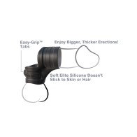 Mr. Big Cock Ring & Ball Stretcher Black