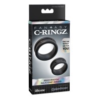 Anillos de Silicona Max Width Fantasy C-Ringz Negro