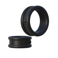 Fantasy C-Ringz Max Width Silicone Rings Black