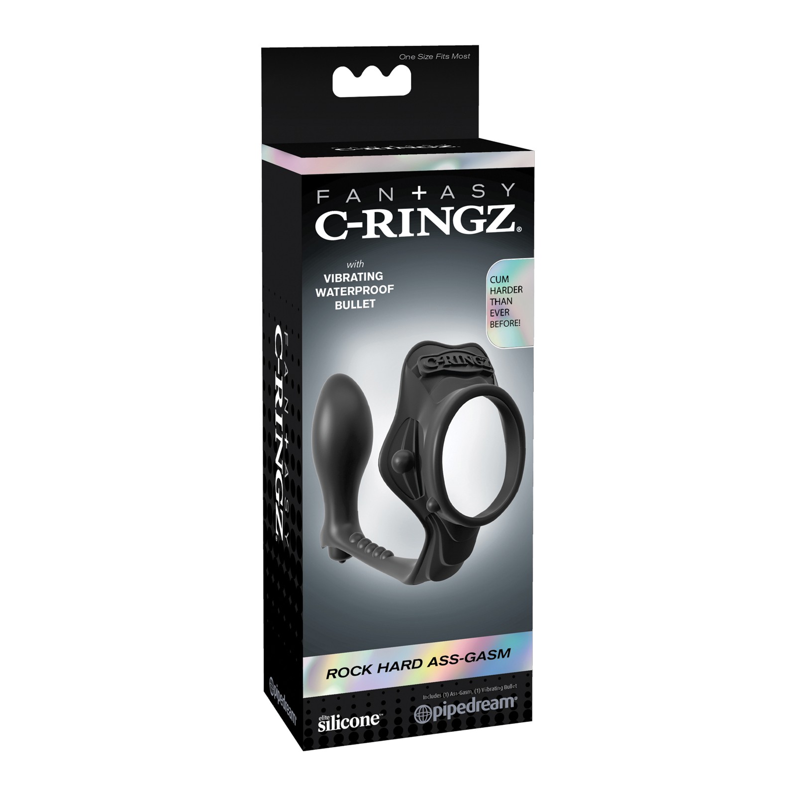 Fantasy C-Ringz Rock Hard Ass-Gasm Vibrating Ring - Enhance Performance