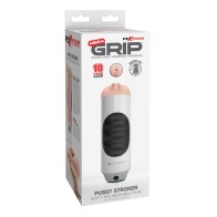 PDX Extreme Mega Grip Squeezable Vibrating Stroker