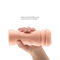 PDX Extreme Mega Grip Squeezable Vibrating Stroker