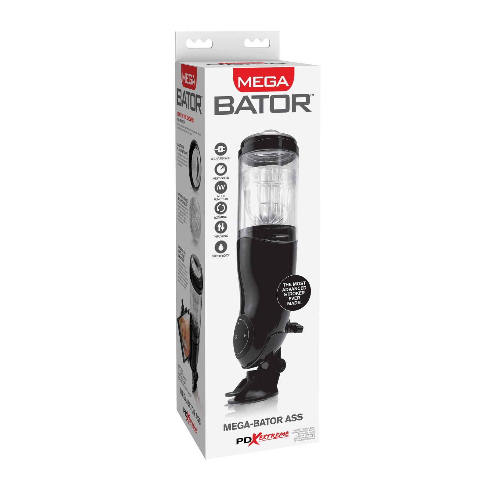 PDX Extreme Mega Bator Hands-Free Stroker - Ass