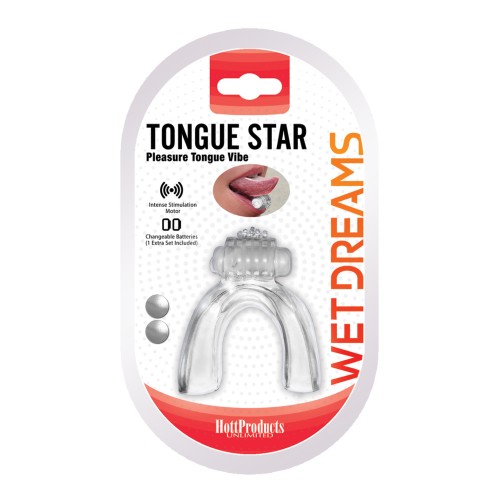 Vibrador de Lengua Wet Dreams Tongue Star - Placer Oral Supremo