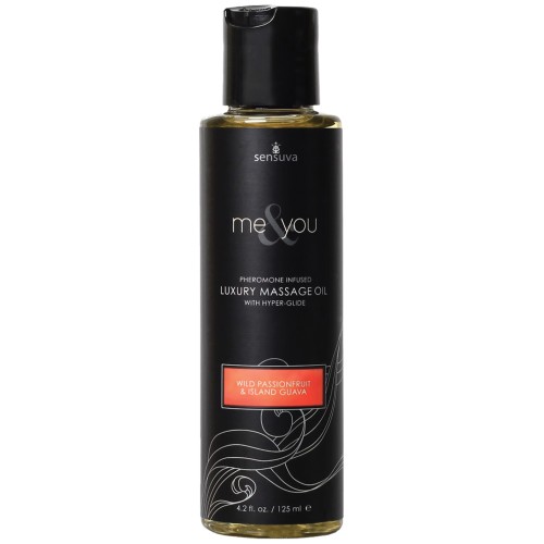 Sensuva Me and You Massage Oil Island Passion