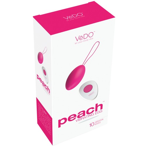 Vibrador Egg Recargable VeDO Peach Fucsia