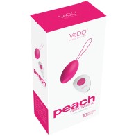 VeDO Peach Rechargeable Egg Vibe Foxy Pink