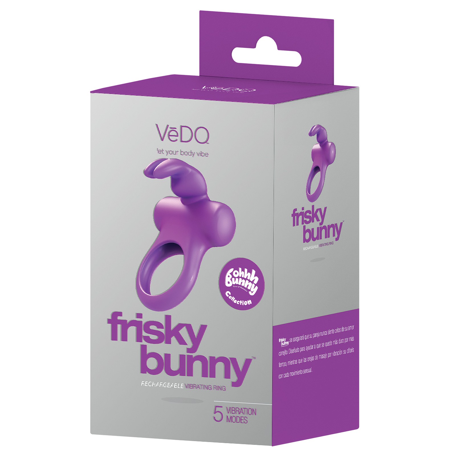 Anillo Vibrante VeDO Frisky Bunny Placer para Parejas