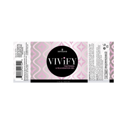 Gel Rejuvenecedor Sensuva Vivify - 1.7 oz